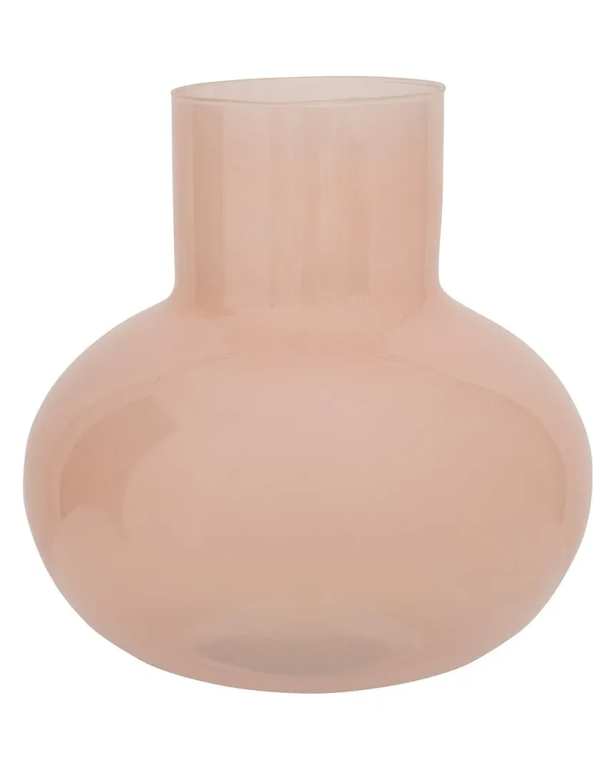 Collo Vase - Peach, Recycled Glass
