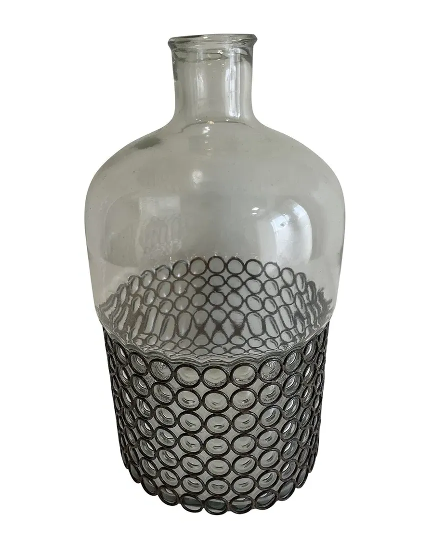 Glass Bottle Vase - Clear