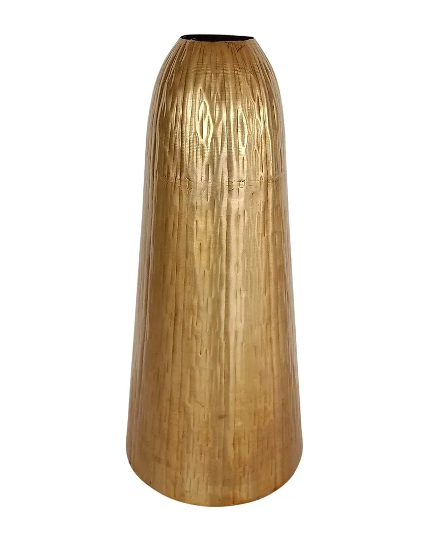 Hammered Vase - Brass, Iron