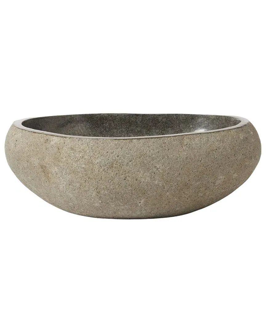 Hanen Oval Decorative Bowl - Gray, Stoneware
