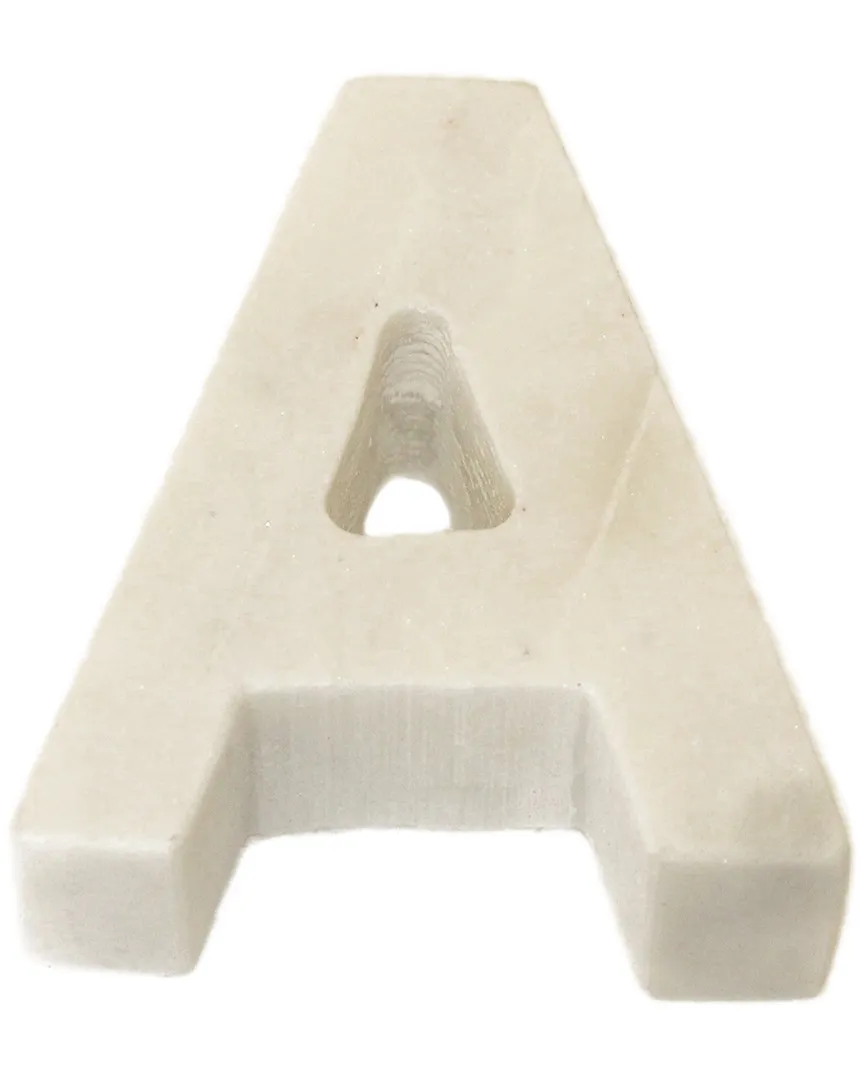 Helvetica Letter - White, Marble image