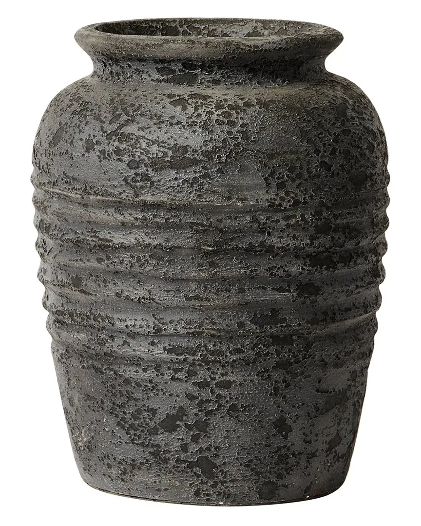 Iosua 16in Table Vase - Gray, Terracotta