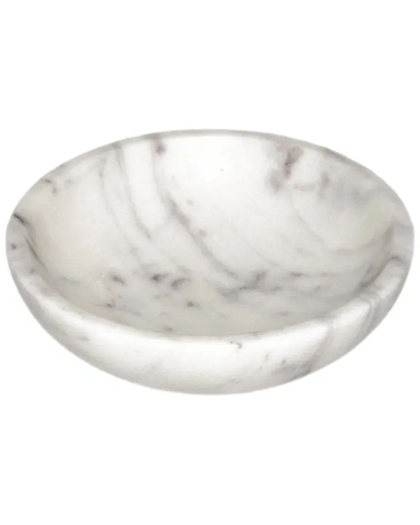 Marble Key Bowl - White image