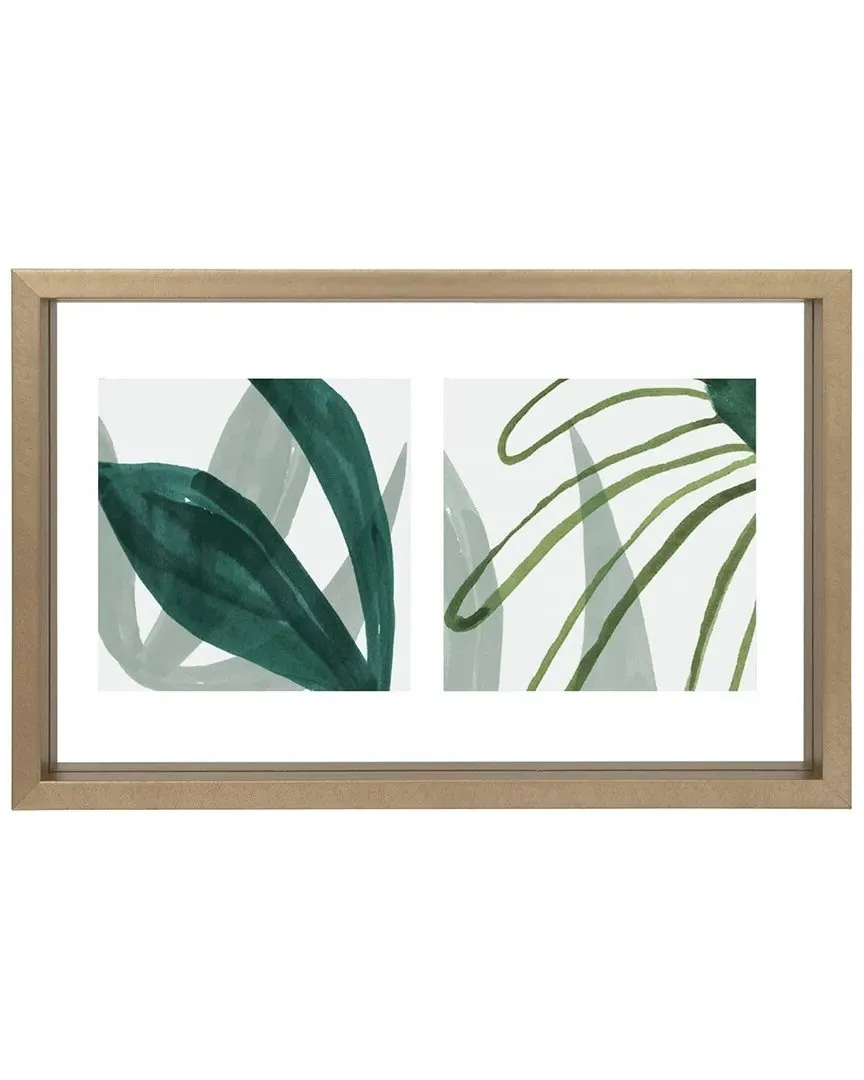 Photo Frame Floating Double - Gold, MDF image