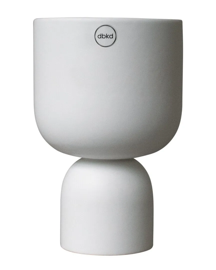 Post Pot - White, Ceramic image