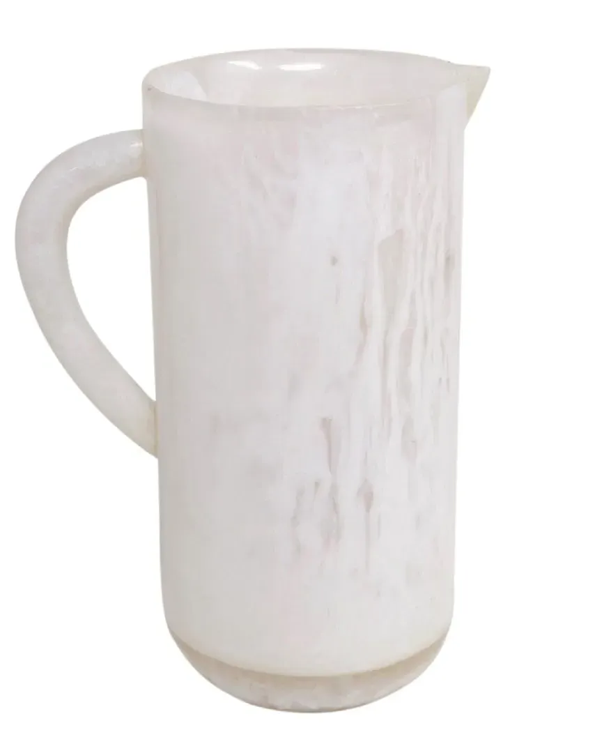Resin Pitcher - White image
