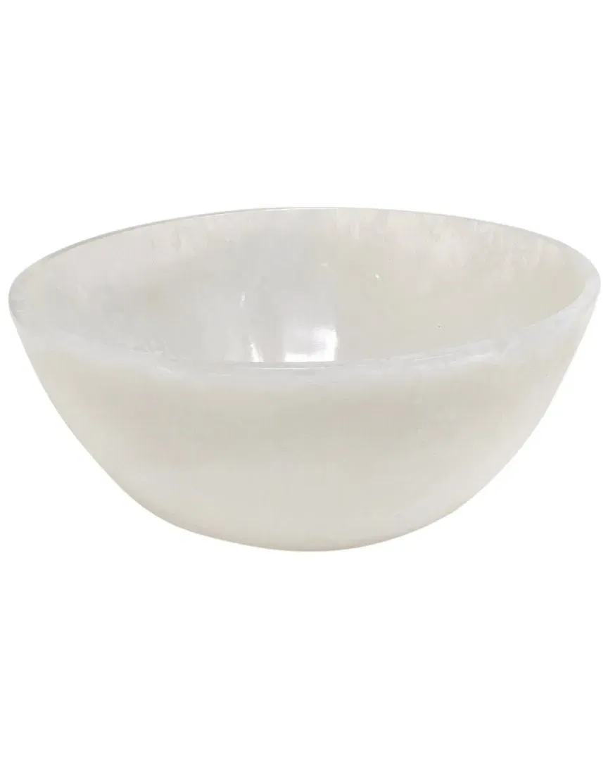 Resin Salad Bowl - White