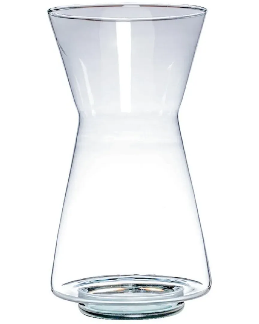 Rianne Mouthblown Recycled Glass Vase - Transparent image