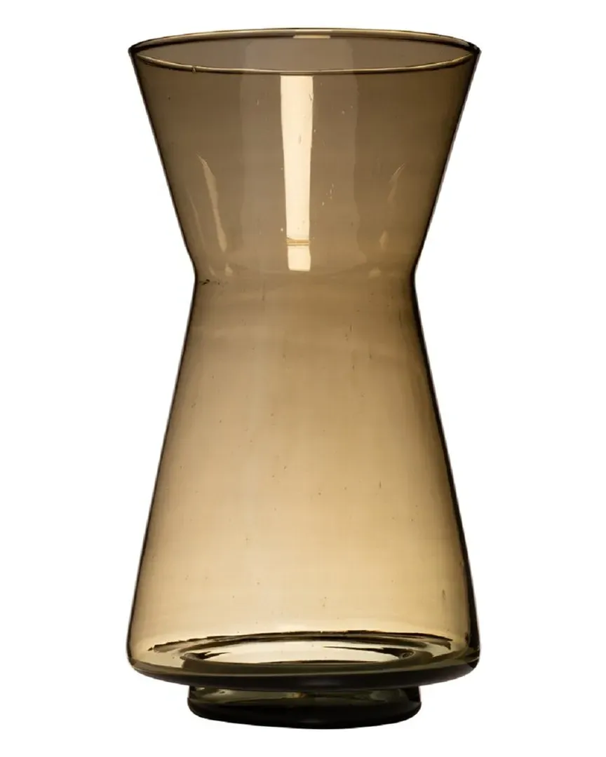 Rianne Mouthblown Recycled Glass Vase - Transparent