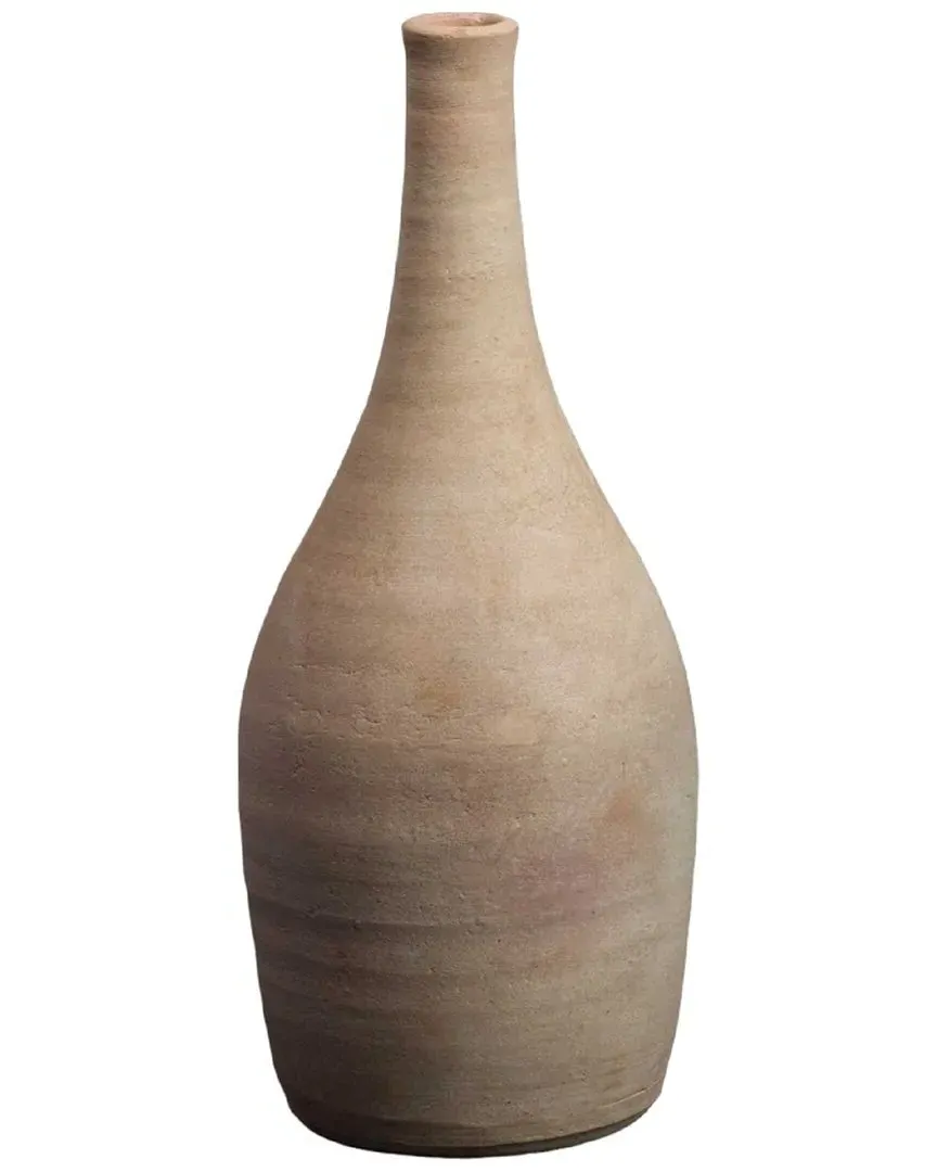 Terracotta Pot - White, Glass