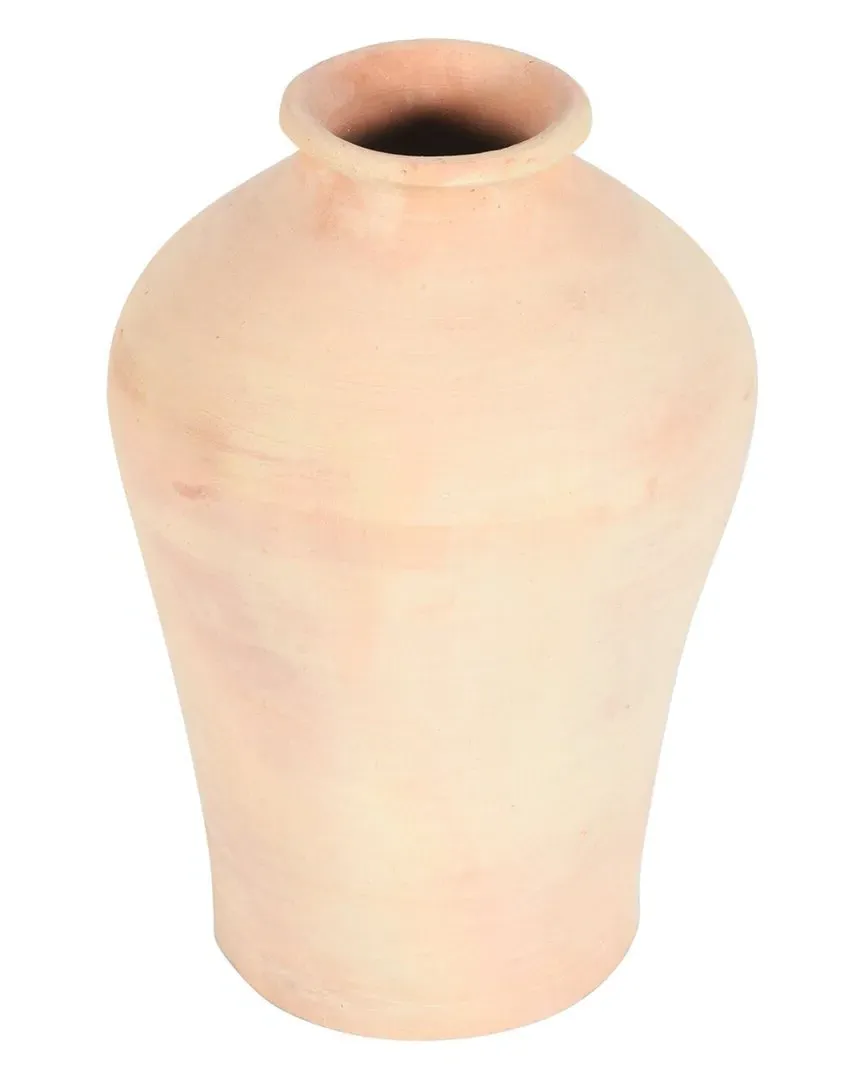 Terracotta Vase - Natural, Marble