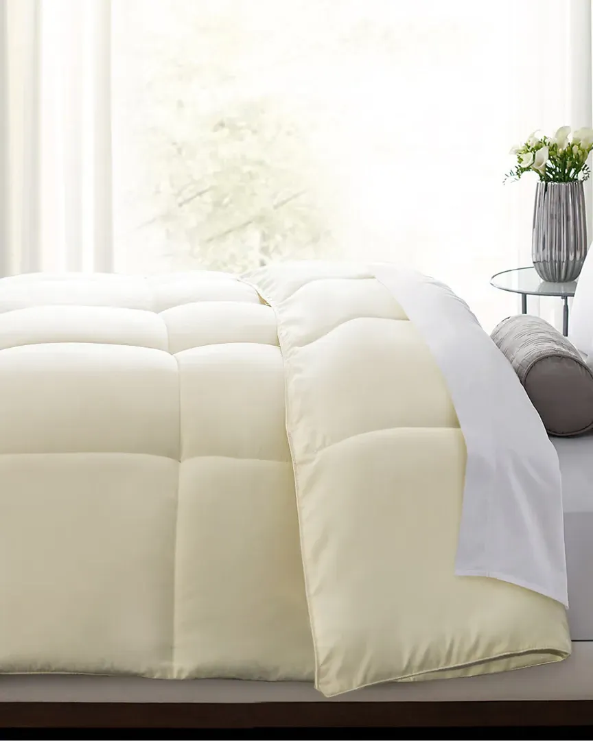 Color Down Alternative Comforter - Ivory, Microfiber