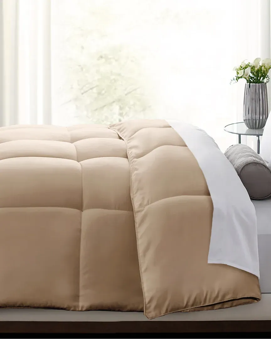 Color Down Alternative Comforter - Khaki, Microfiber