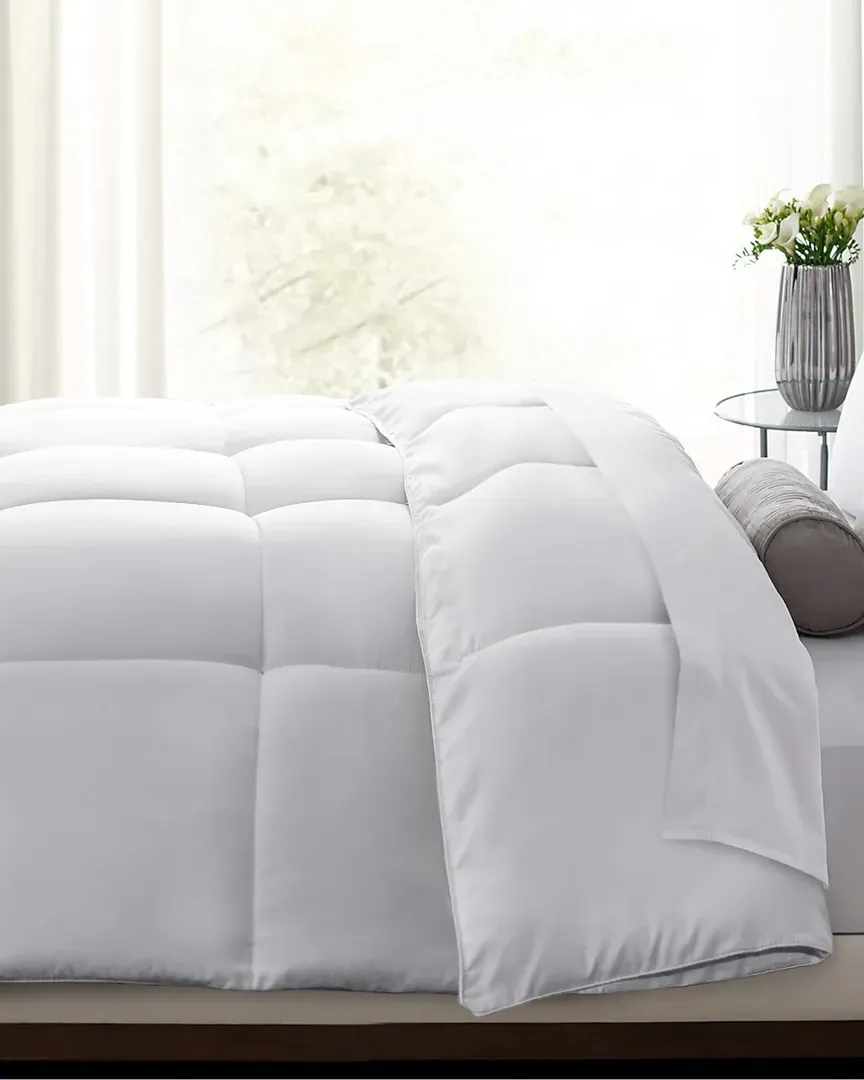 Color Down Alternative Comforter - White, Microfiber image
