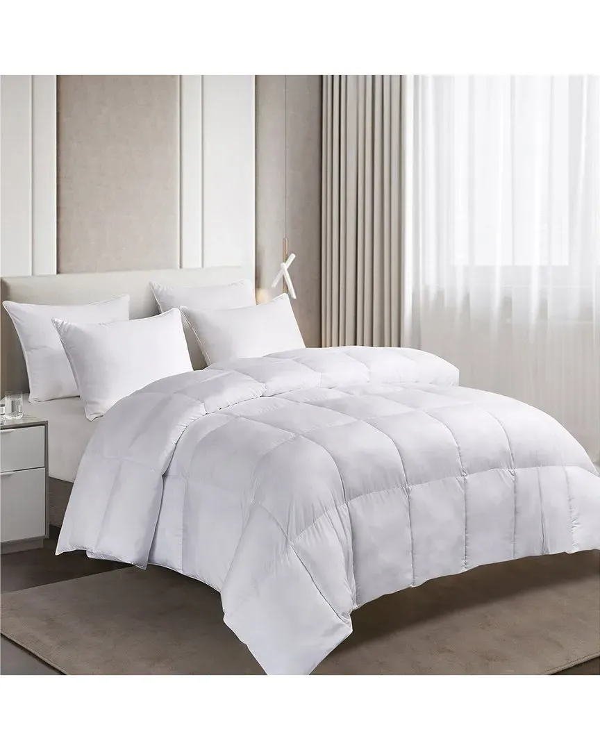 1000 TC Cotton Duraloft Down-Alternative Comforter - White image