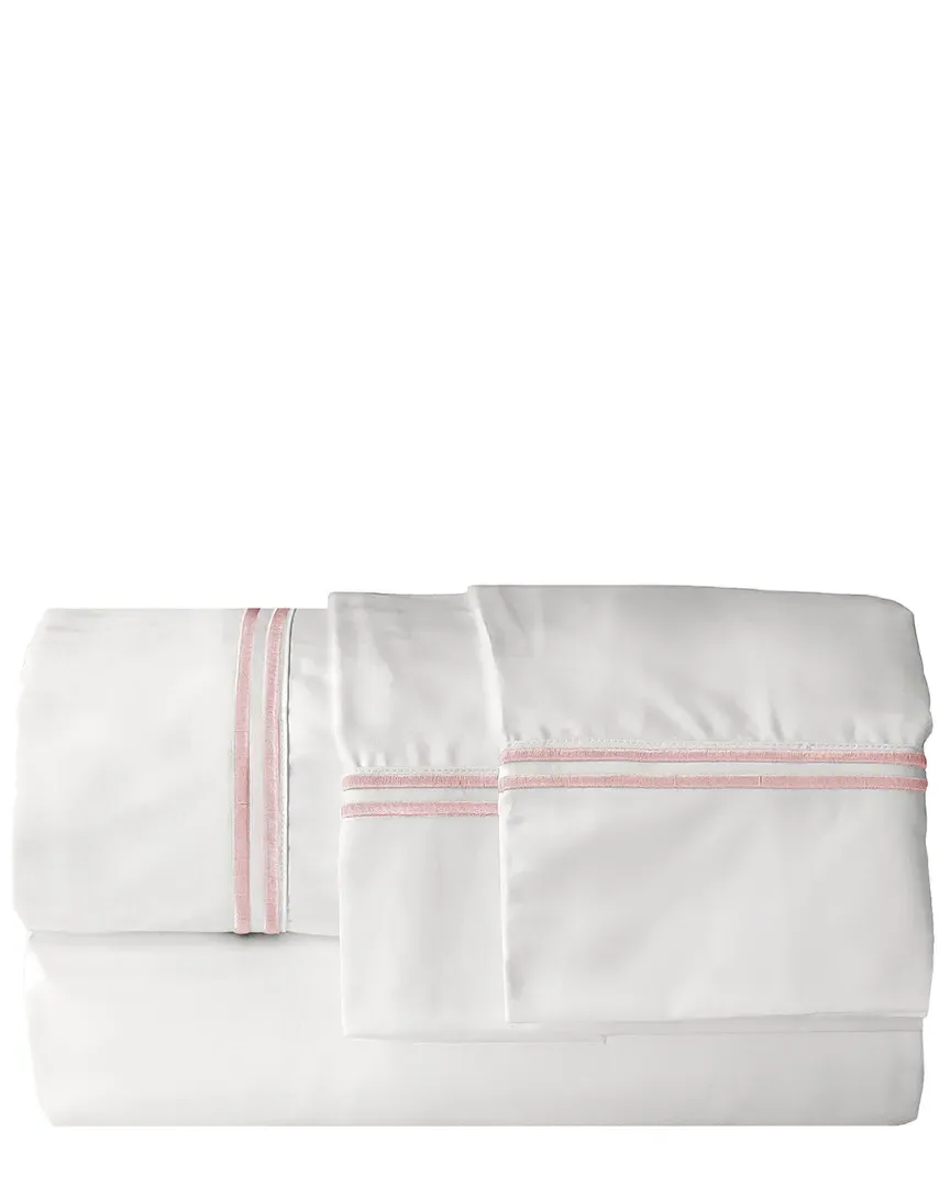 Hotel Suite 1200 Thread Count Embroidery Sheet Set - Lilac