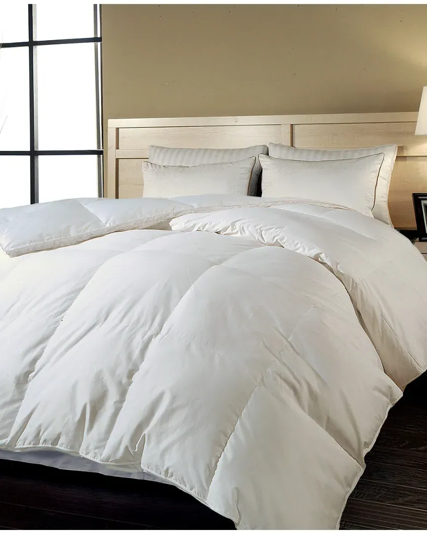 Hotel Suite 700TC Hungarian White Goose Down Comforter - White