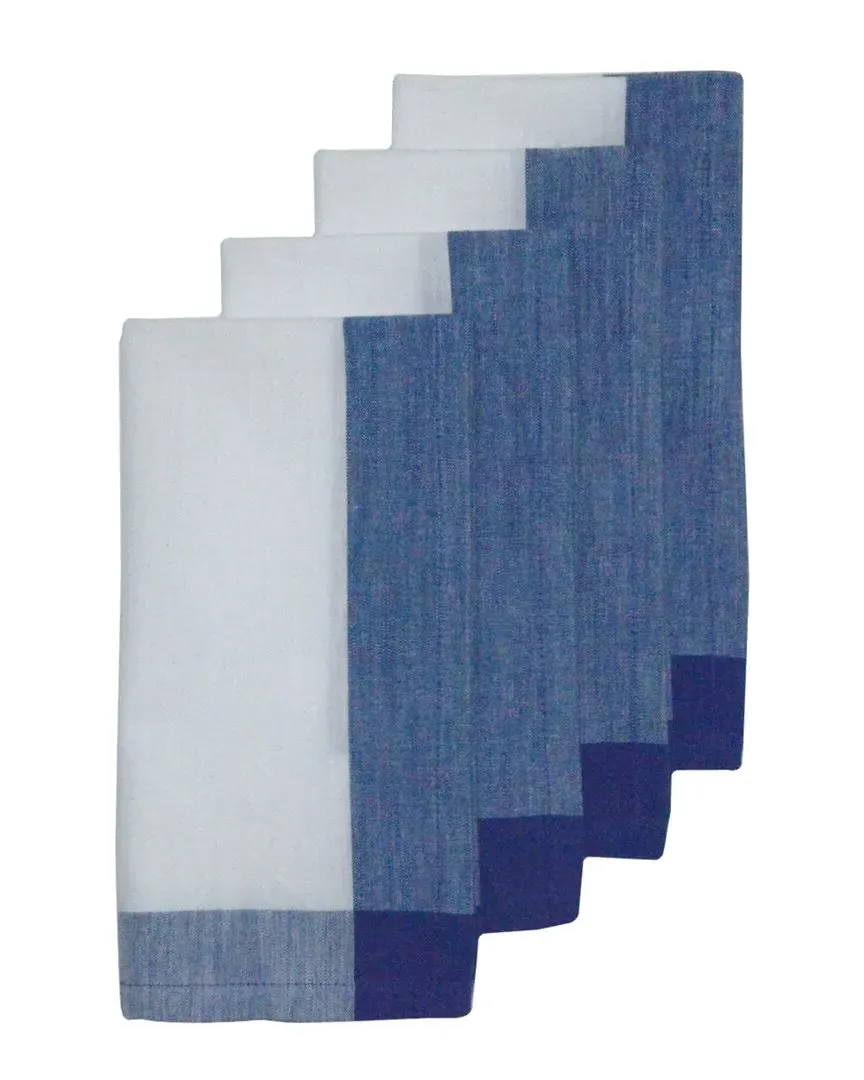 Intramuri Set of 4 Napkins - Blue, Cotton image