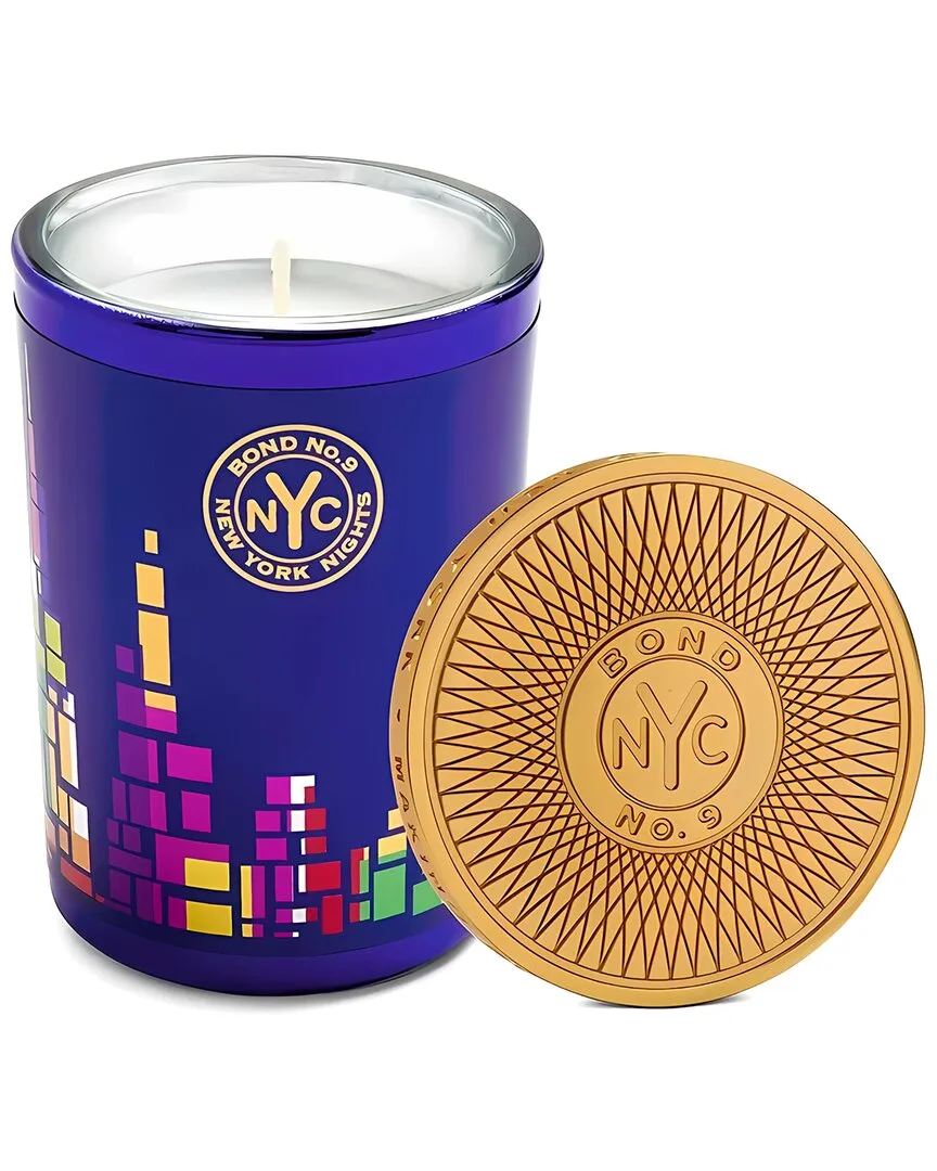 NY Nights Single Wick Candle - White, Soy Wax image