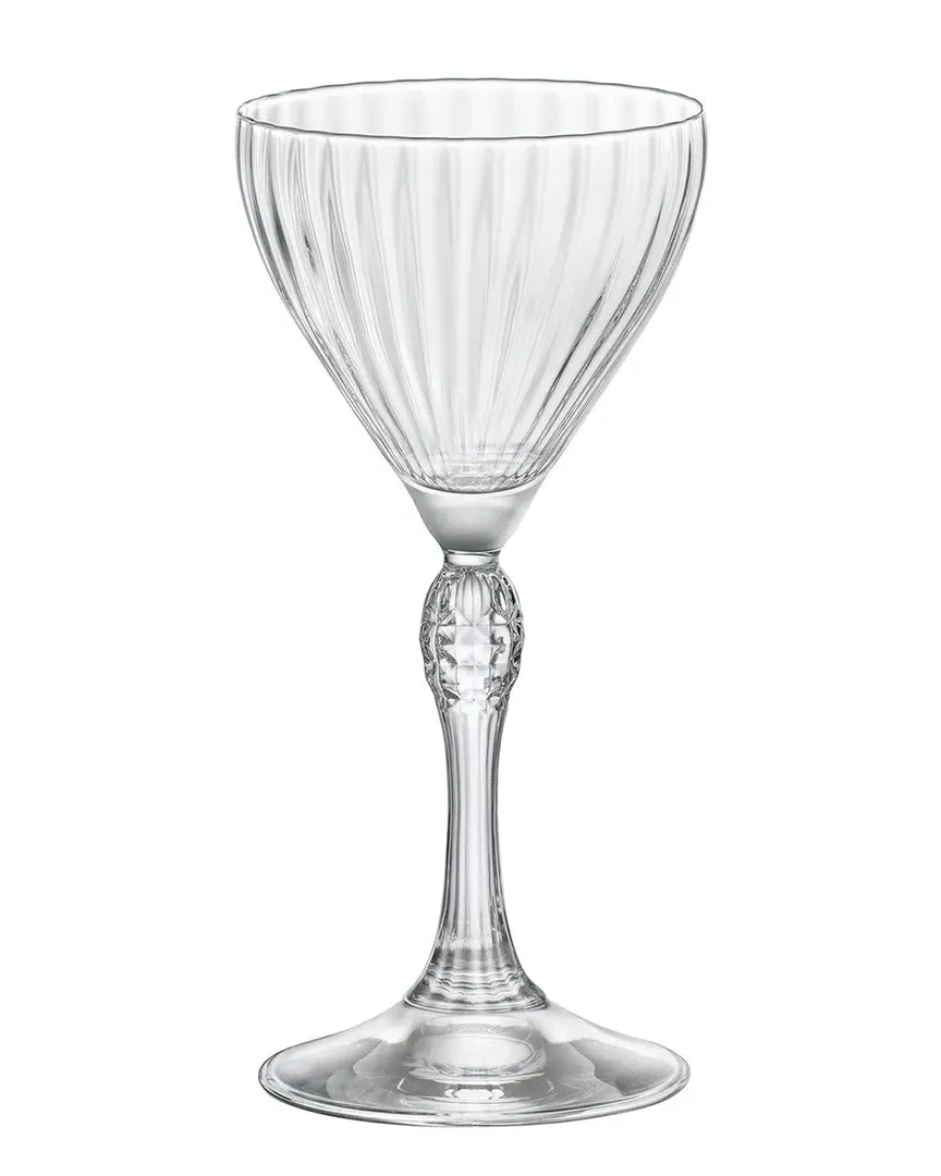 America '20s Set of 4 Nick & Nora Glasses - Clear image