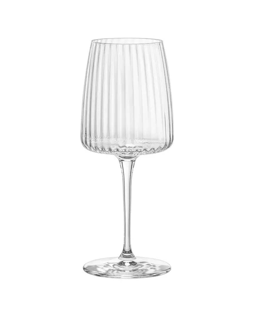 Exclusiva Chardonnay Wine Glasses Set of 6 - Clear, Star Glass image