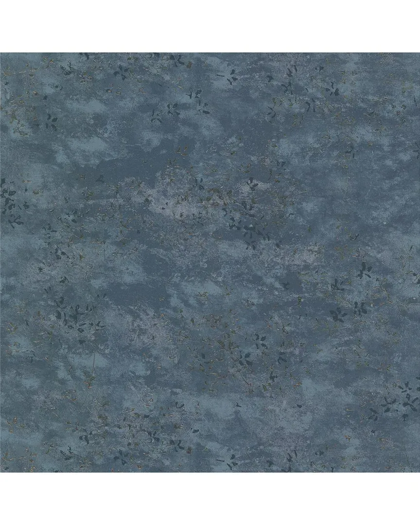 Arian Inkburst Wallpaper - Blue, Foil on Non Woven image