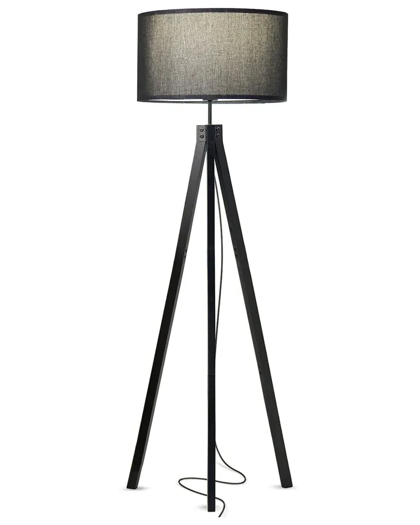 Eden Metal LED Tripod Floor Lamp - Black image