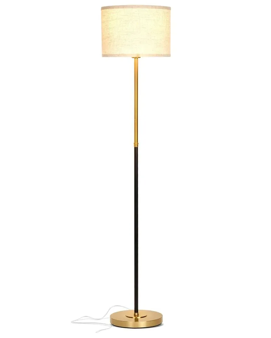 Emery LED Floor Lamp - Brass