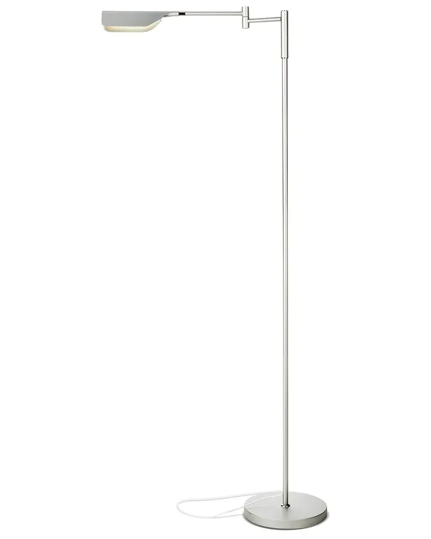 Leaf LED Floor Lamp with Touch Dimmer - Silver image