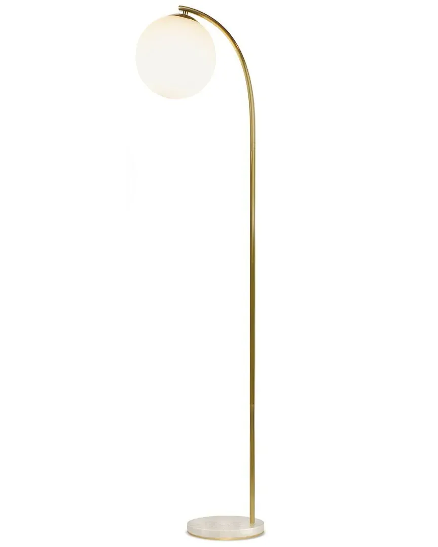 Luna Drop Floor Lamp - Brass, Marble