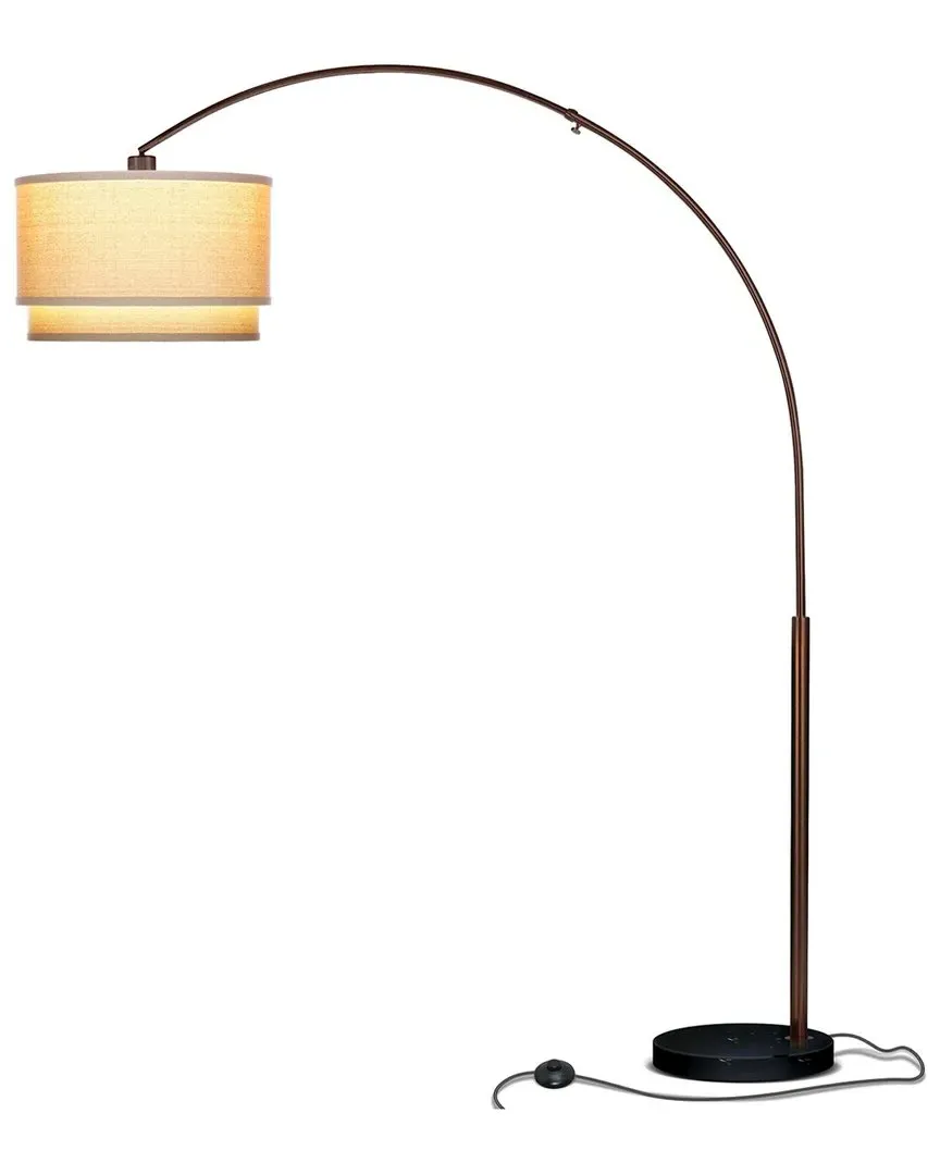Mason Arc Floor Lamp - Bronze, Marble image