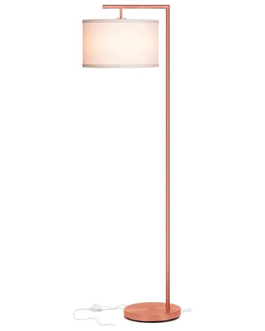 Montage LED Floor Lamp with Footswitch - Rose Gold, Metal