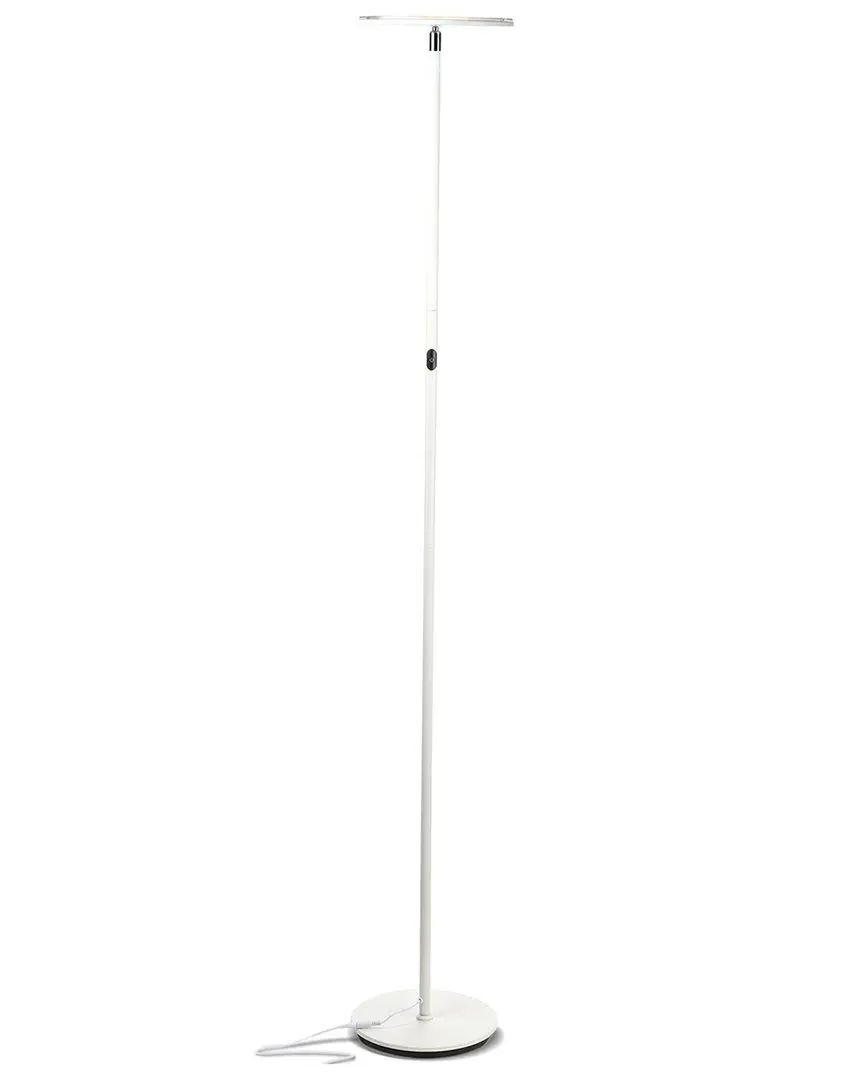 Sky Flux LED Torchiere Floor Lamp - White