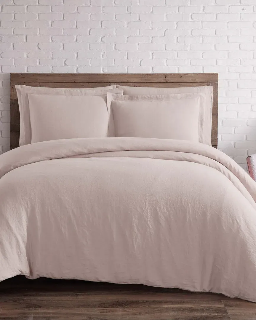 Brooklyn Loom Duvet Set - Blush, Linen image