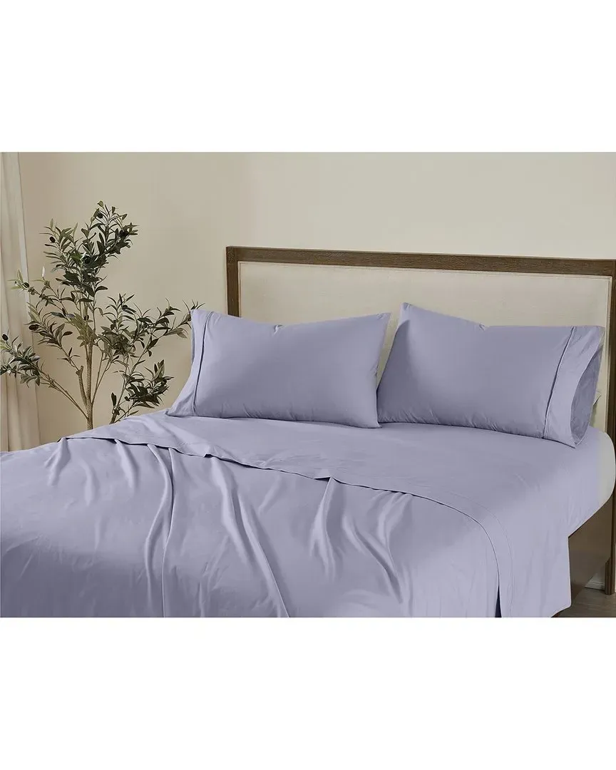 Cotton Percale Sheet Set - Lavender image