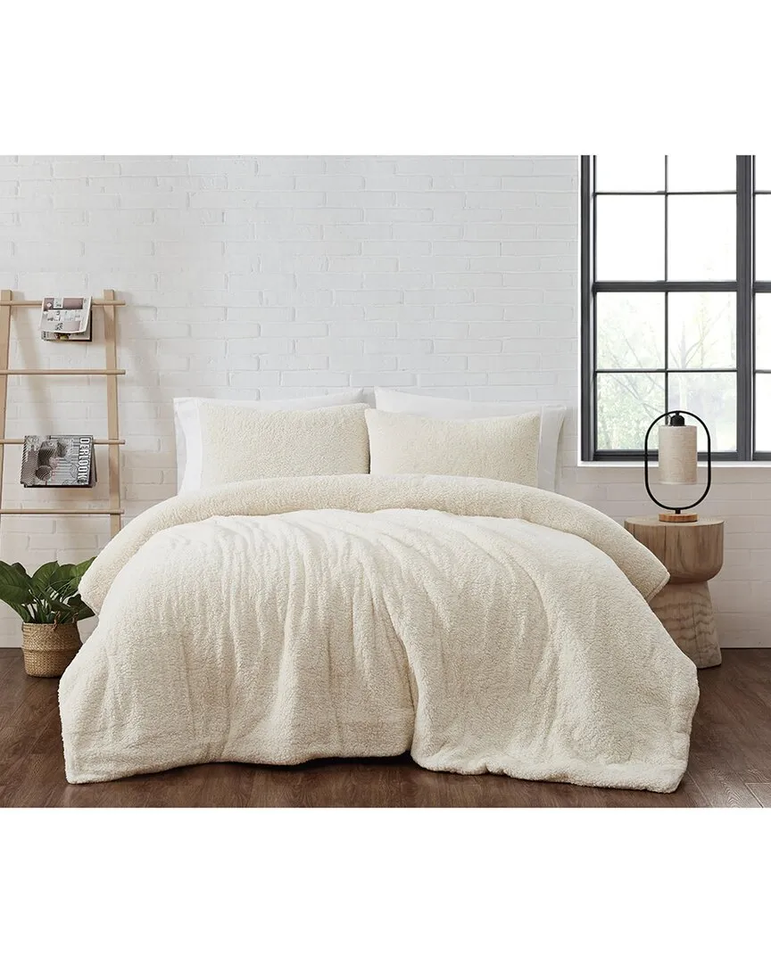 Marshmallow Sherpa Comforter Set - Ivory, Polyester image