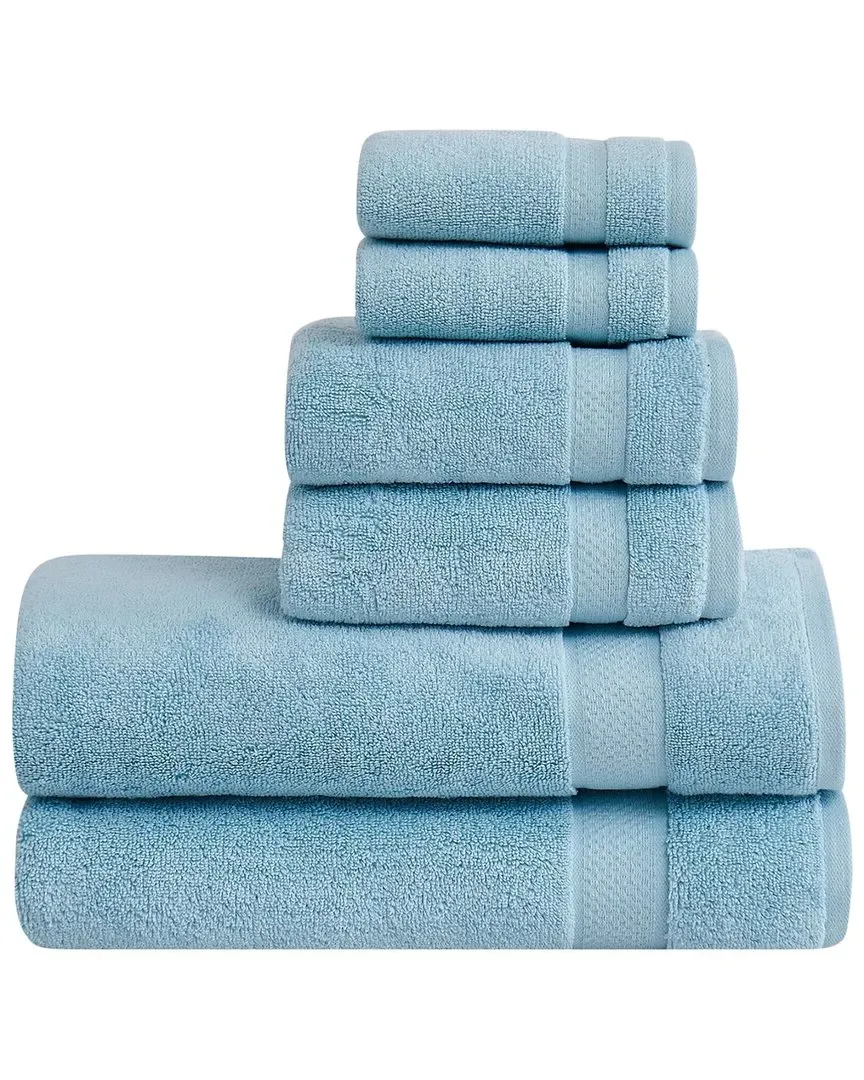 Super Soft 6pc Bath Sheet Set - Blue, Cotton image