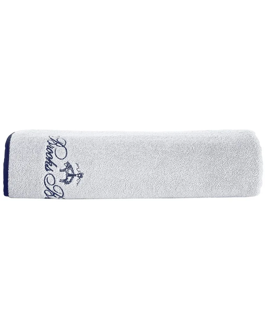 Contrast Frame Bath Sheet - Silver, Turkish Cotton