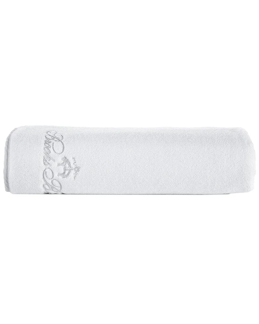 Contrast Frame Bath Sheet - White, Turkish Cotton
