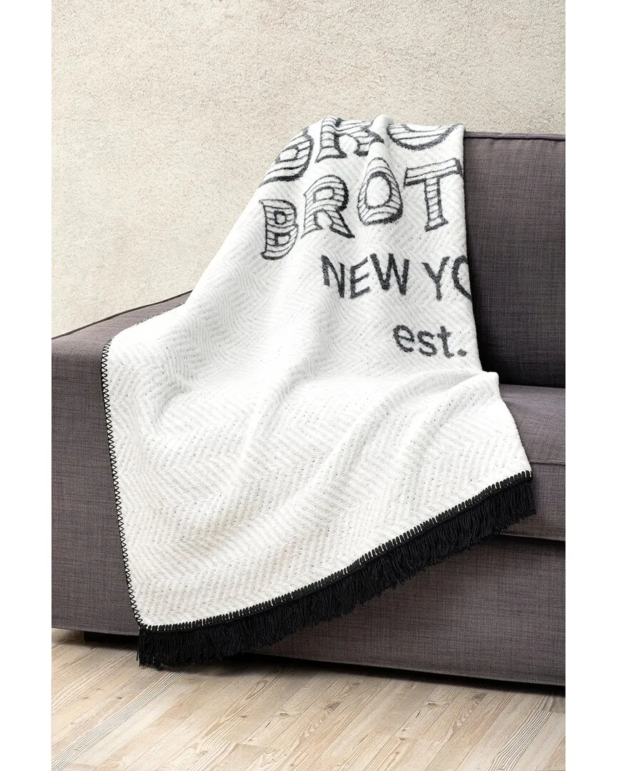 Est. Cotton Throw - Black
