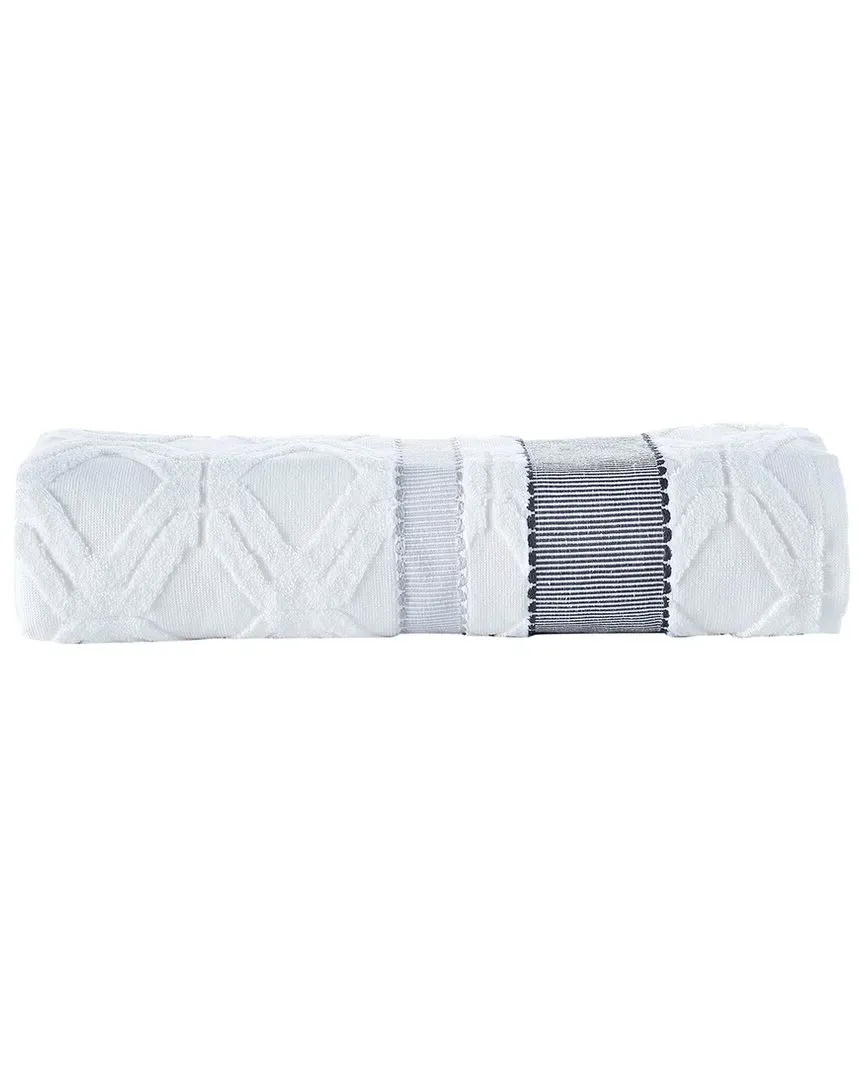 Large Square Bath Sheet - White, Turkish Cotton image