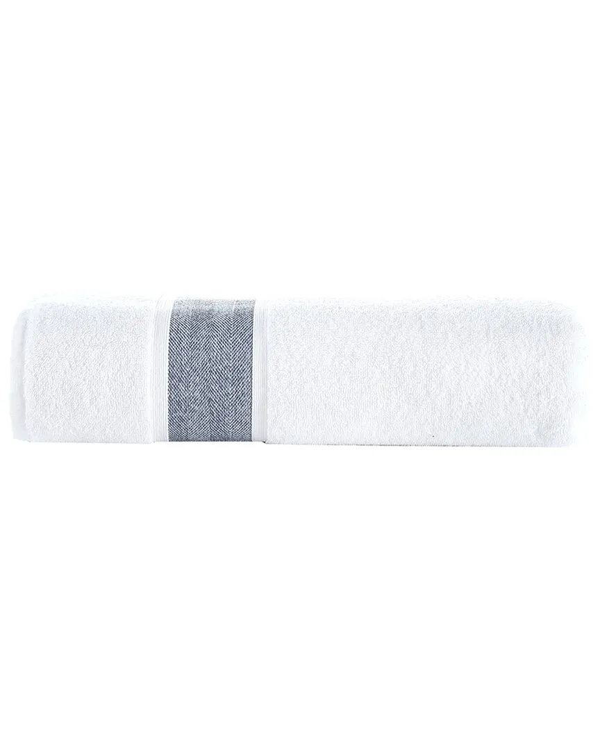 Ottoman Rolls Bath Sheet - Navy, Turkish Cotton