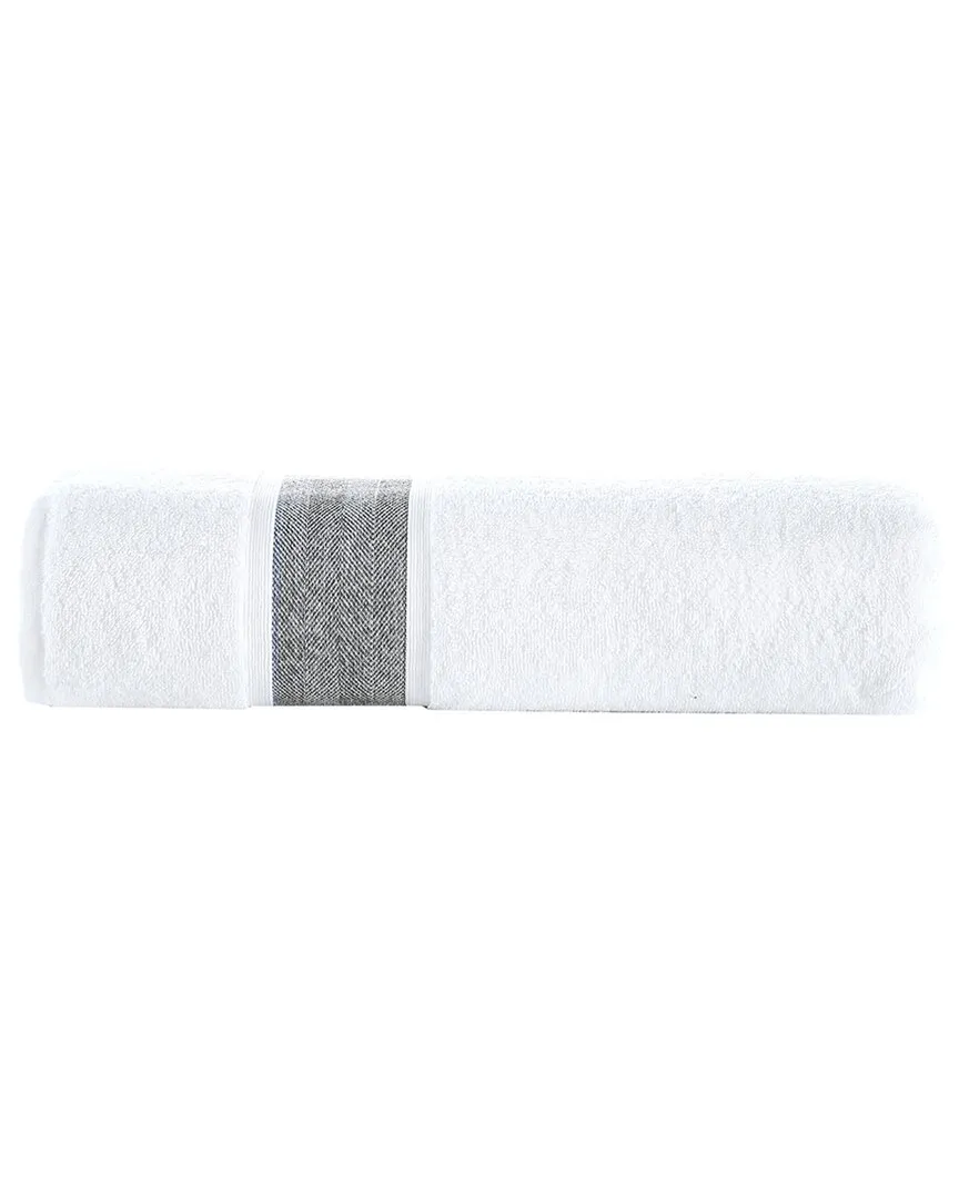 Ottoman Rolls Bath Sheet - Silver, Turkish Cotton