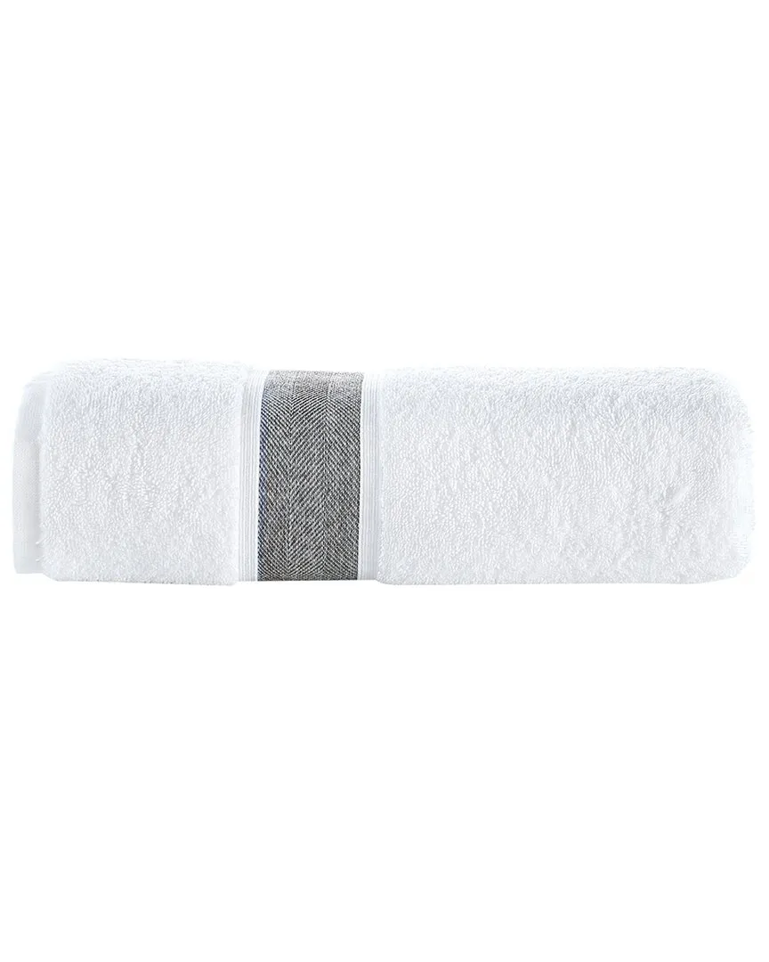Ottoman Rolls Bath Towel - Anthracite, Turkish Cotton
