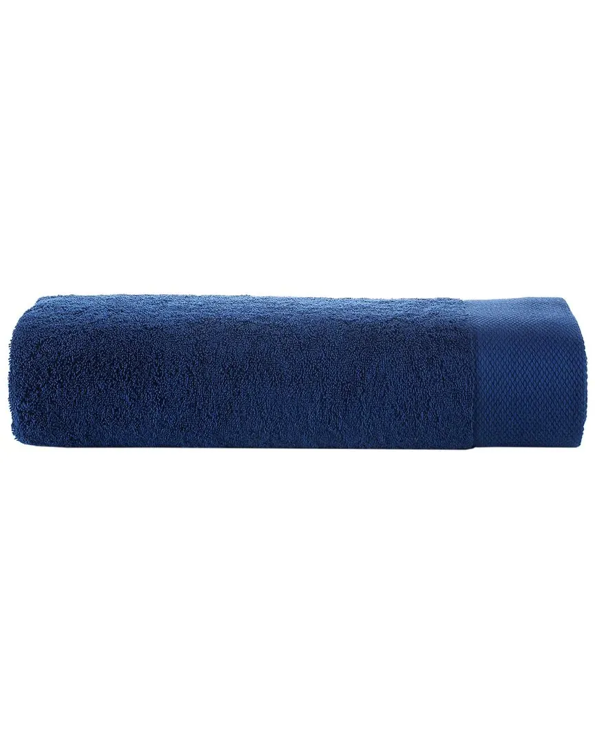 Solid Signature Bath Sheet - Navy, Turkish Cotton