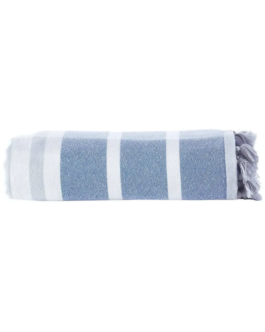 Turkish Pesthemal Bath Towel - Blue, Cotton image