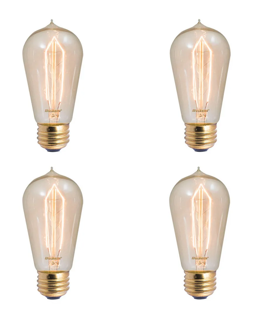 Set of 4 Incandescent Nostalgic Bulbs - Antique image