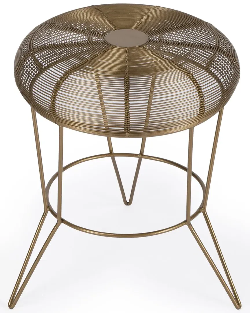 Allen Wire Accent Table - Gold, Iron image