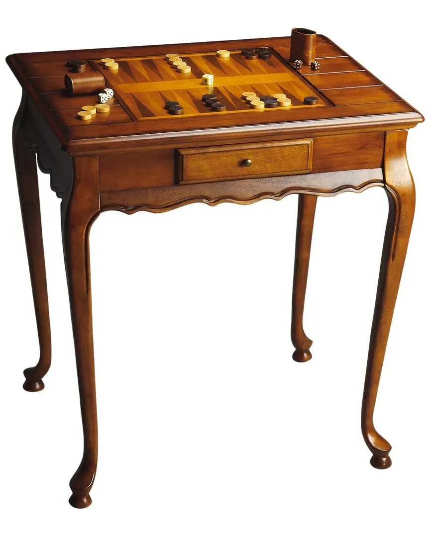 Bannockburn Game Table with Drawer - Brown, Ash