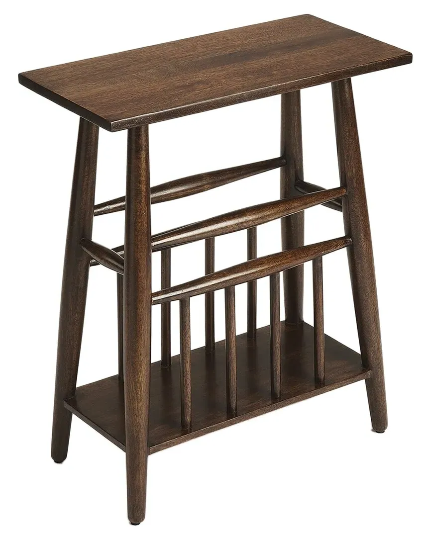 Bowen Magazine Table with Storage - Dark Brown, Mango Wood image
